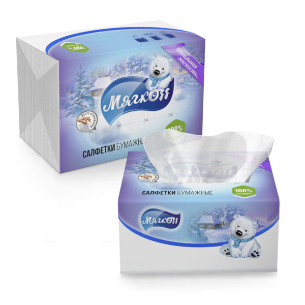 Владикавказ — Салфетки «Мягкоff» белые оптом.