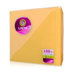 Владикавказ — Салфетки «Lista DELUXE» интенсив желтые оптом.