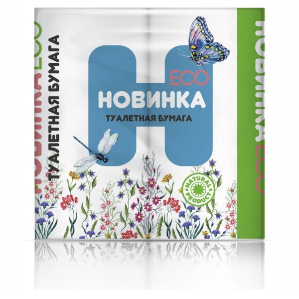 Владикавказ — Туалетная бумага  «Новинка ЭКО» 4Р 2 слоя белая оптом.